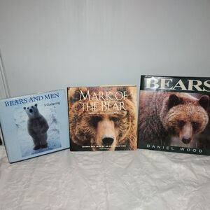 Bear-Themed Coffee Table Book Set